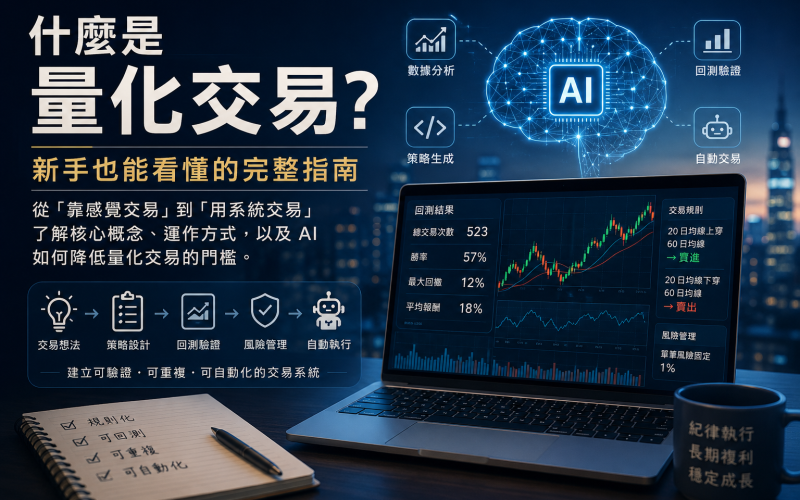 2026什麼是量化交易？新手也能看懂的完整指南
