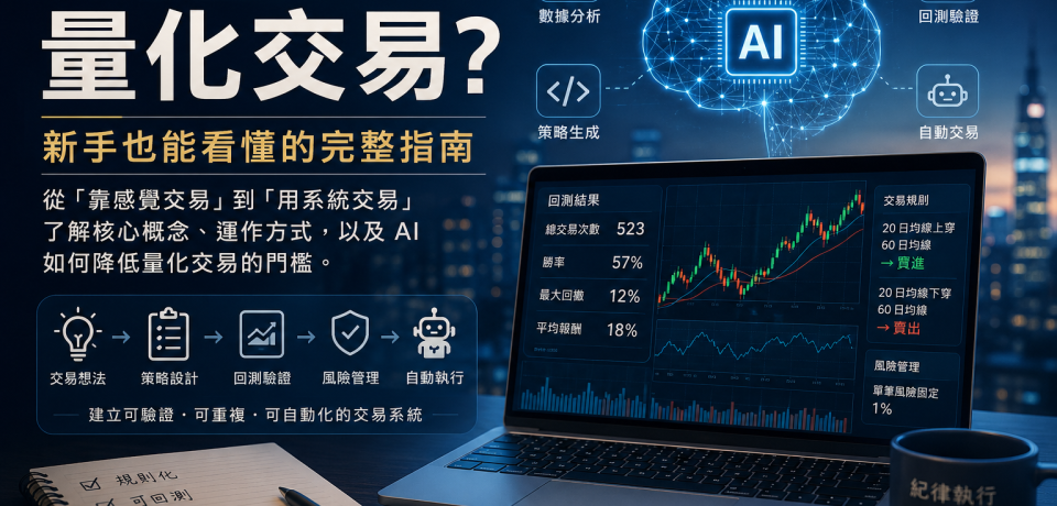 2026什麼是量化交易？新手也能看懂的完整指南