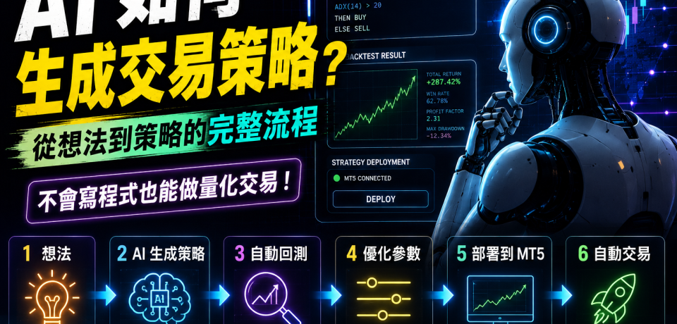 AI 如何生成交易策略？從想法到策略的完整流程
